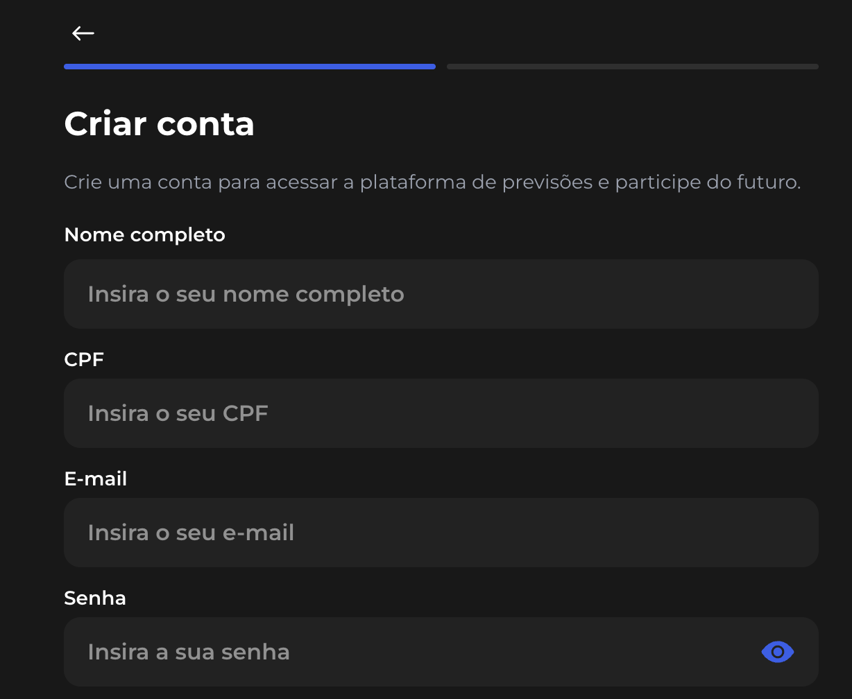 Cadastro Véspera Market